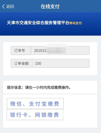 123123违章罚款交费处理，交警123123处理违章交罚款