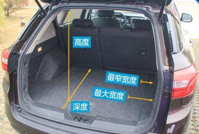 风神AX3后备箱尺寸 储物能力很强特别实用