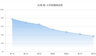 长城炮二手车保值吗 长城炮二手车能卖多少钱(9.20-18.80万)